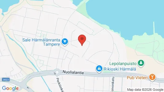 Apartments for rent i Tampere Keskinen - kort over placeringen