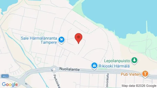 Apartments for rent i Tampere Keskinen - kort over placeringen