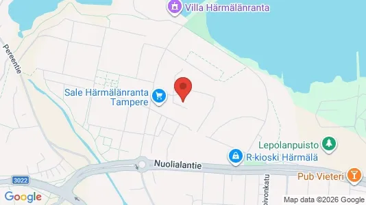 Apartments for rent i Tampere Keskinen - kort over placeringen