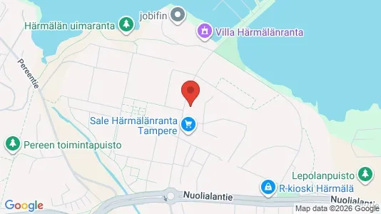 Apartments for rent i Tampere Keskinen - kort over placeringen