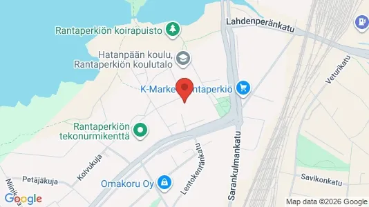 Apartments for rent i Tampere Keskinen - kort over placeringen