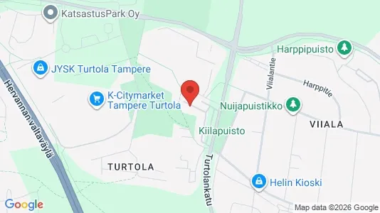 Apartments for rent i Tampere Keskinen - kort over placeringen