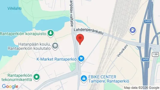 Apartments for rent i Tampere Keskinen - kort over placeringen