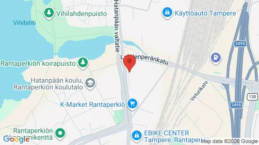 Apartments for rent i Tampere Eteläinen - kort over placeringen