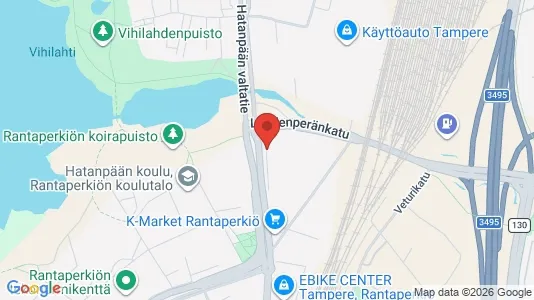 Apartments for rent i Tampere Eteläinen - kort over placeringen
