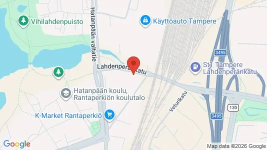Apartments for rent i Tampere Keskinen - kort over placeringen