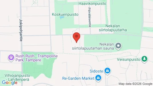 Apartments for rent i Tampere Keskinen - kort over placeringen