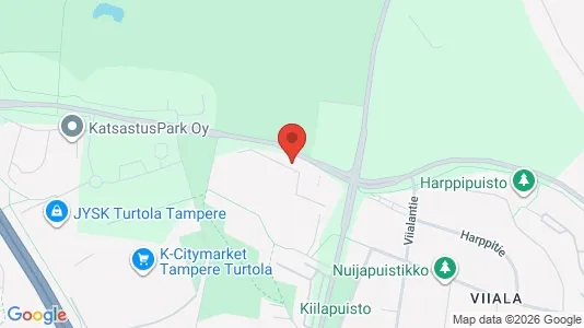 Apartments for rent i Tampere Keskinen - kort over placeringen