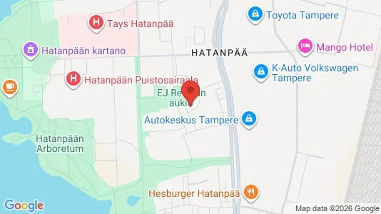 Apartments for rent i Tampere Eteläinen - kort over placeringen