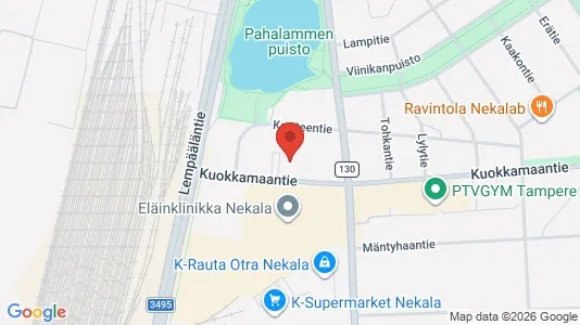 Apartments for rent i Tampere Keskinen - kort over placeringen