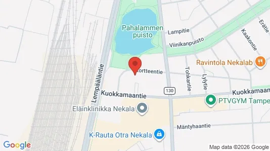 Apartments for rent i Tampere Keskinen - kort over placeringen