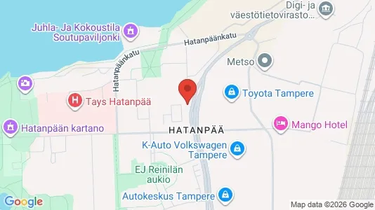 Apartments for rent i Tampere Eteläinen - kort over placeringen