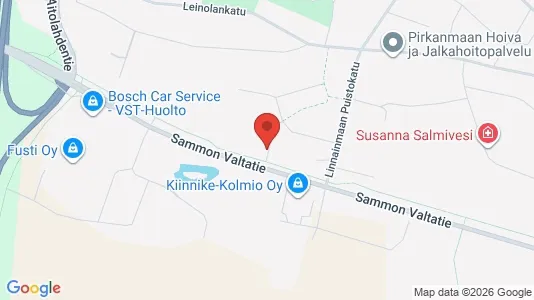 Apartments for rent i Tampere Keskinen - kort over placeringen