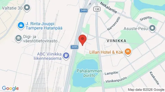 Apartments for rent i Tampere Keskinen - kort over placeringen