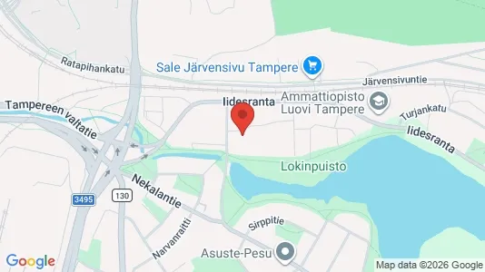 Apartments for rent i Tampere Keskinen - kort over placeringen