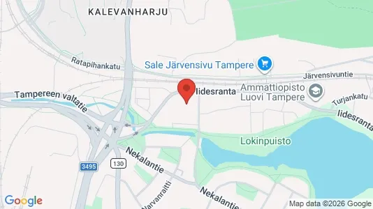 Apartments for rent i Tampere Keskinen - kort over placeringen
