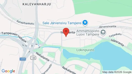 Apartments for rent i Tampere Keskinen - kort over placeringen