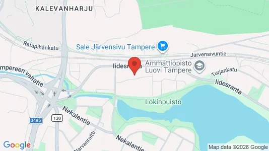 Apartments for rent i Tampere Keskinen - kort over placeringen