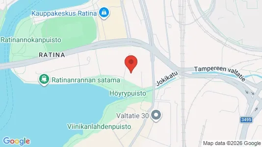 Apartments for rent i Tampere Keskinen - kort over placeringen