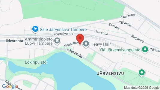 Apartments for rent i Tampere Keskinen - kort over placeringen