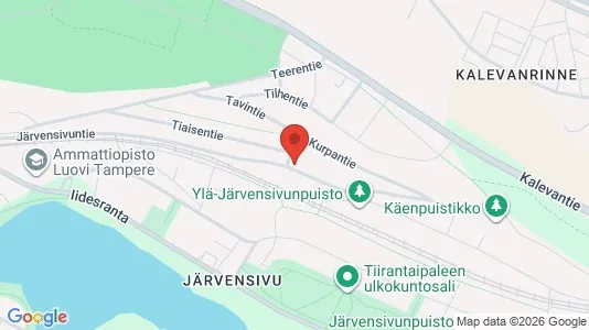 Apartments for rent i Tampere Keskinen - kort over placeringen