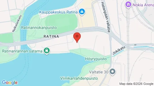 Apartments for rent i Tampere Keskinen - kort over placeringen