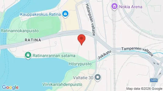 Apartments for rent i Tampere Keskinen - kort over placeringen