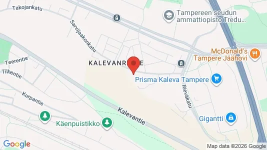 Apartments for rent i Tampere Keskinen - kort over placeringen
