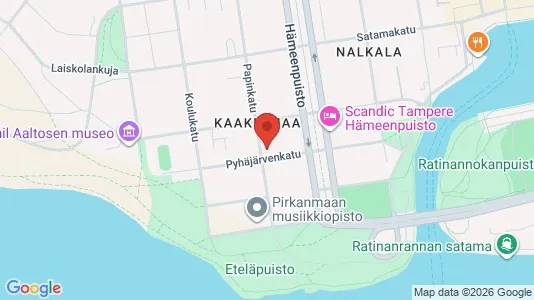 Apartments for rent i Tampere Keskinen - kort over placeringen