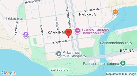 Apartments for rent i Tampere Keskinen - kort over placeringen