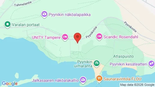 Apartments for rent i Tampere Keskinen - kort over placeringen