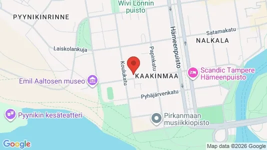 Apartments for rent i Tampere Keskinen - kort over placeringen