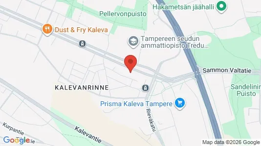 Apartments for rent i Tampere Keskinen - kort over placeringen