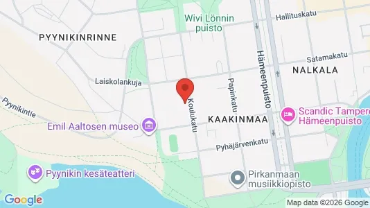 Apartments for rent i Tampere Keskinen - kort over placeringen