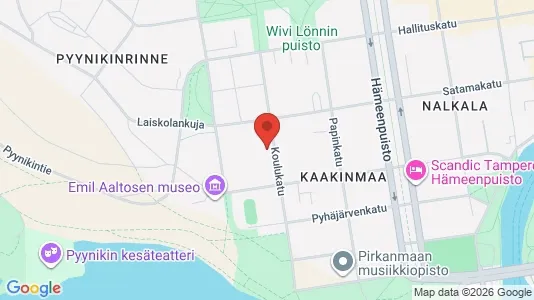 Apartments for rent i Tampere Keskinen - kort over placeringen