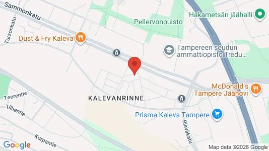 Apartments for rent i Tampere Keskinen - kort over placeringen