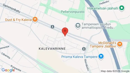 Apartments for rent i Tampere Keskinen - kort over placeringen