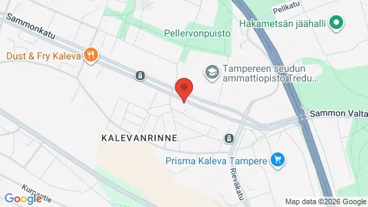 Apartments for rent i Tampere Keskinen - kort over placeringen