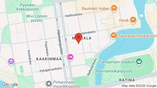 Apartments for rent i Tampere Keskinen - kort over placeringen