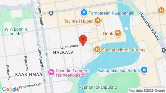 Apartments for rent i Tampere Keskinen - kort over placeringen