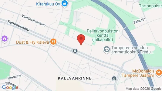 Apartments for rent i Tampere Keskinen - kort over placeringen