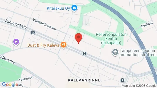 Apartments for rent i Tampere Keskinen - kort over placeringen