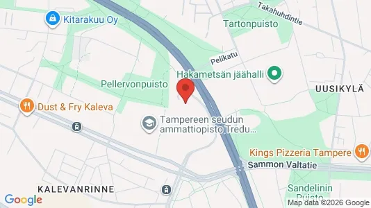 Apartments for rent i Tampere Keskinen - kort over placeringen