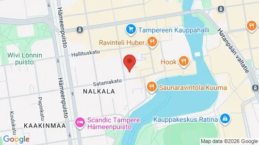 Apartments for rent i Tampere Keskinen - kort over placeringen