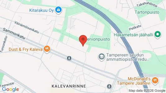 Apartments for rent i Tampere Keskinen - kort over placeringen