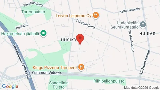 Apartments for rent i Tampere Keskinen - kort over placeringen