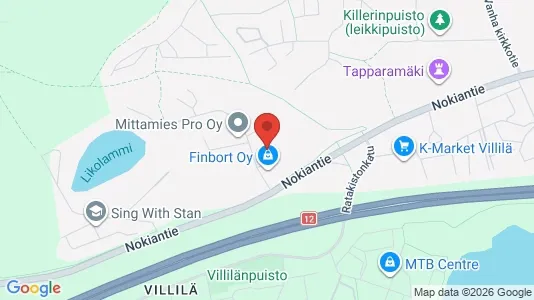Apartments for rent i Tampere Lounainen - kort over placeringen