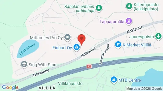 Apartments for rent i Tampere Lounainen - kort over placeringen