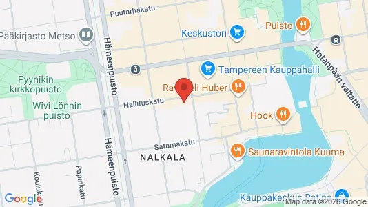 Apartments for rent i Tampere Keskinen - kort over placeringen