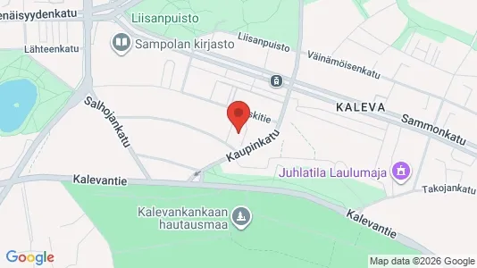 Apartments for rent i Tampere Keskinen - kort over placeringen
